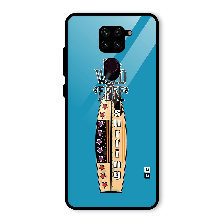 Stay Wild and Free Glass Back Case for Redmi Note 9