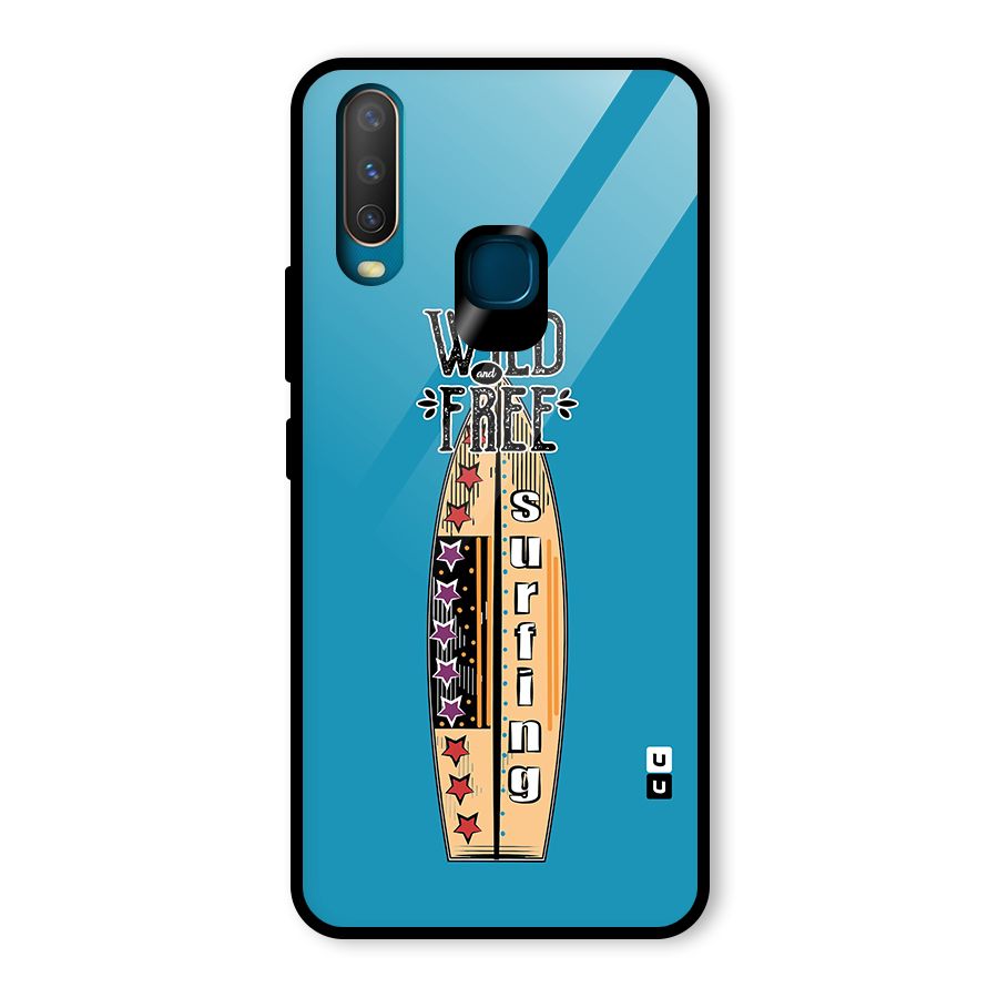 Stay Wild and Free Glass Back Case for Vivo U10