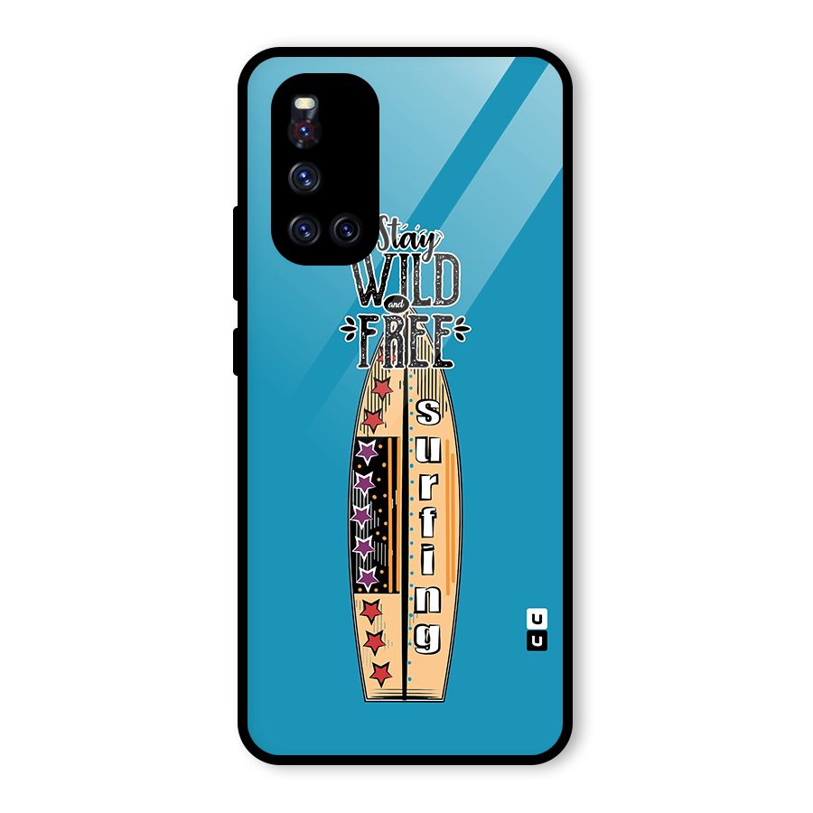 Stay Wild and Free Glass Back Case for Vivo V19
