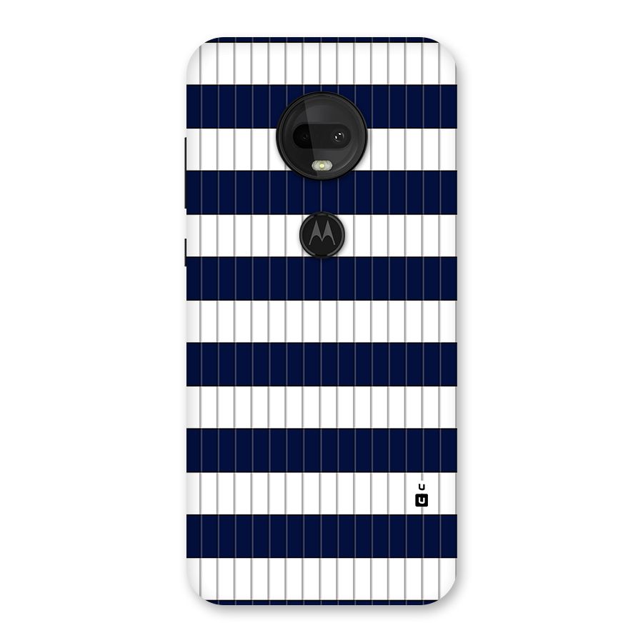 Step Stripes Back Case for Moto G7
