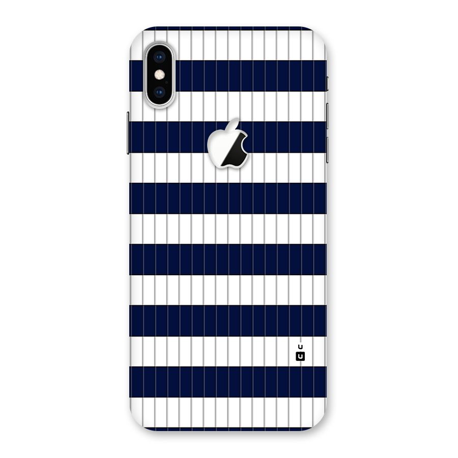 Step Stripes Back Case for iPhone XS Max Apple Cut
