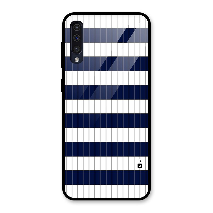 Step Stripes Glass Back Case for Galaxy A50s