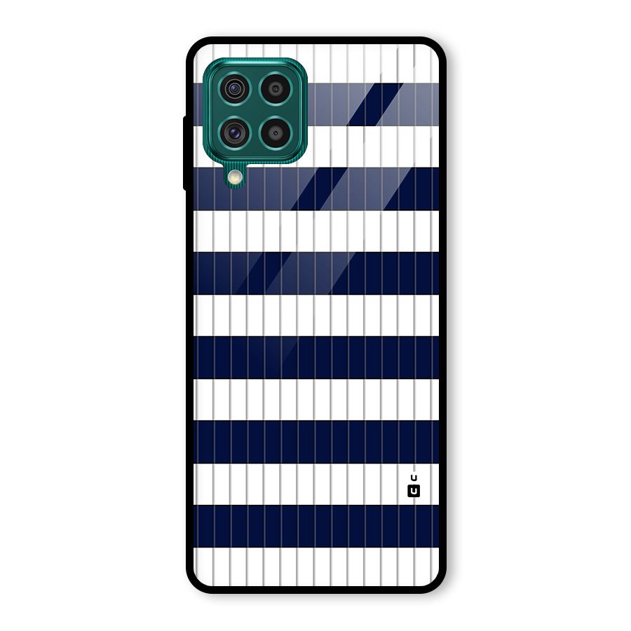 Step Stripes Glass Back Case for Galaxy F62