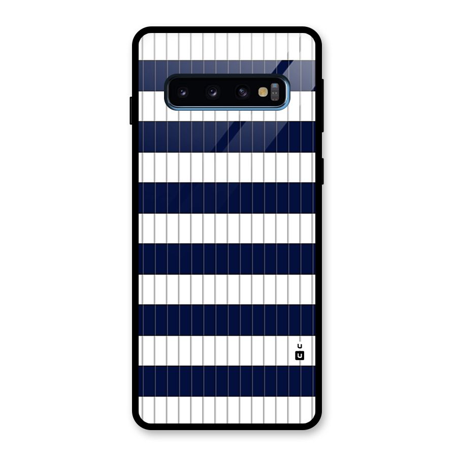 Step Stripes Glass Back Case for Galaxy S10