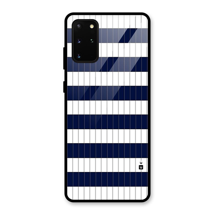 Step Stripes Glass Back Case for Galaxy S20 Plus