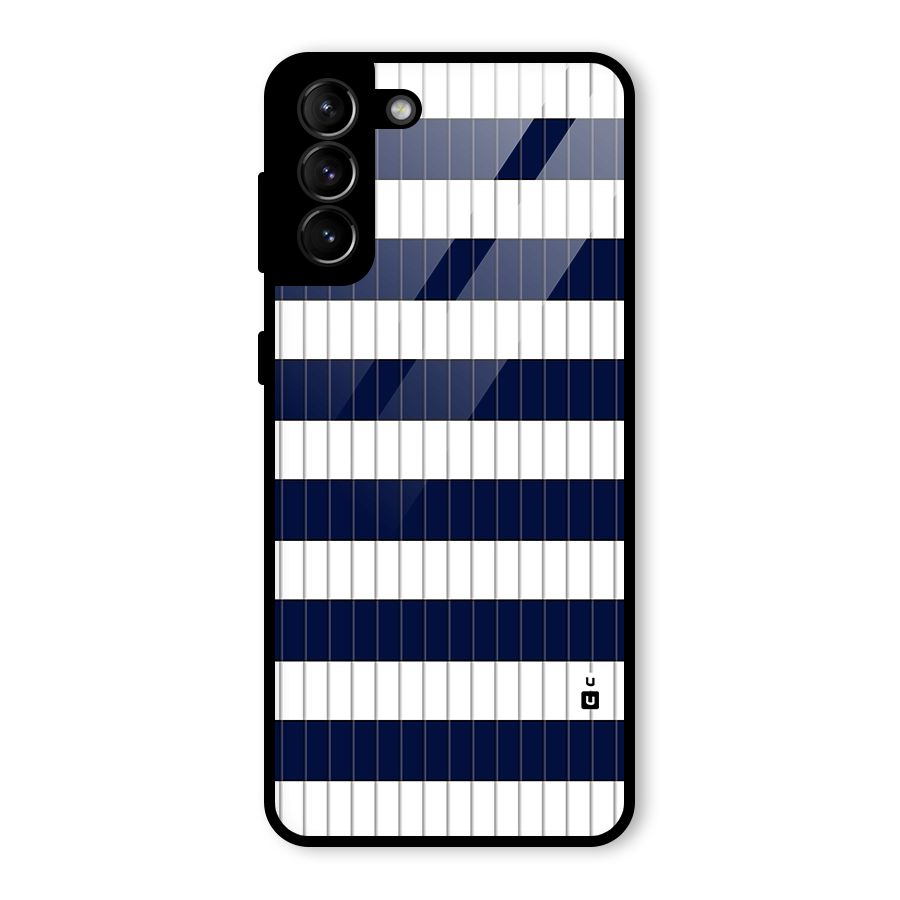 Step Stripes Glass Back Case for Galaxy S21 Plus