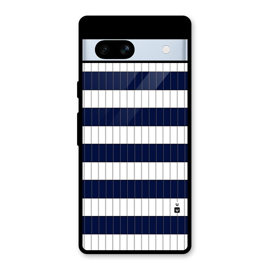 Step Stripes Glass Back Case for Google Pixel 7a