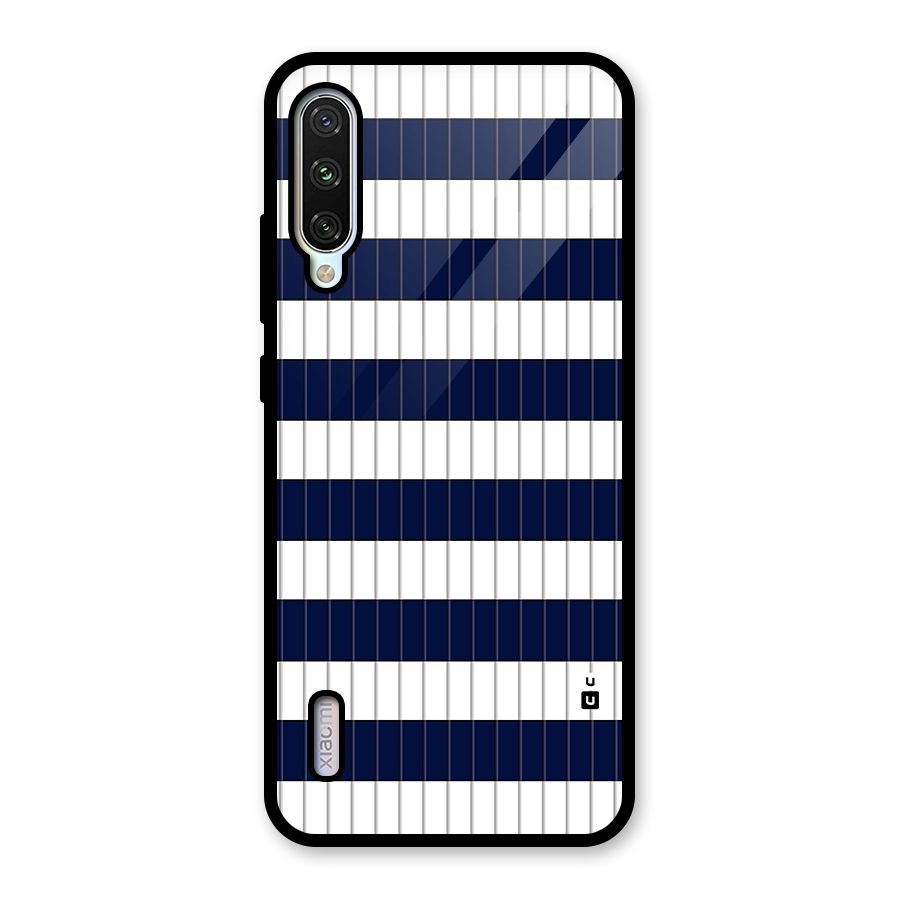 Step Stripes Glass Back Case for Mi A3