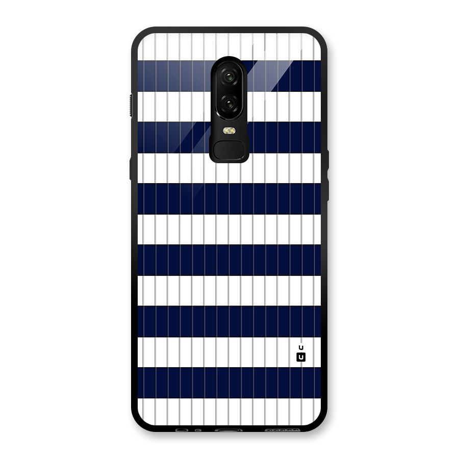 Step Stripes Glass Back Case for OnePlus 6
