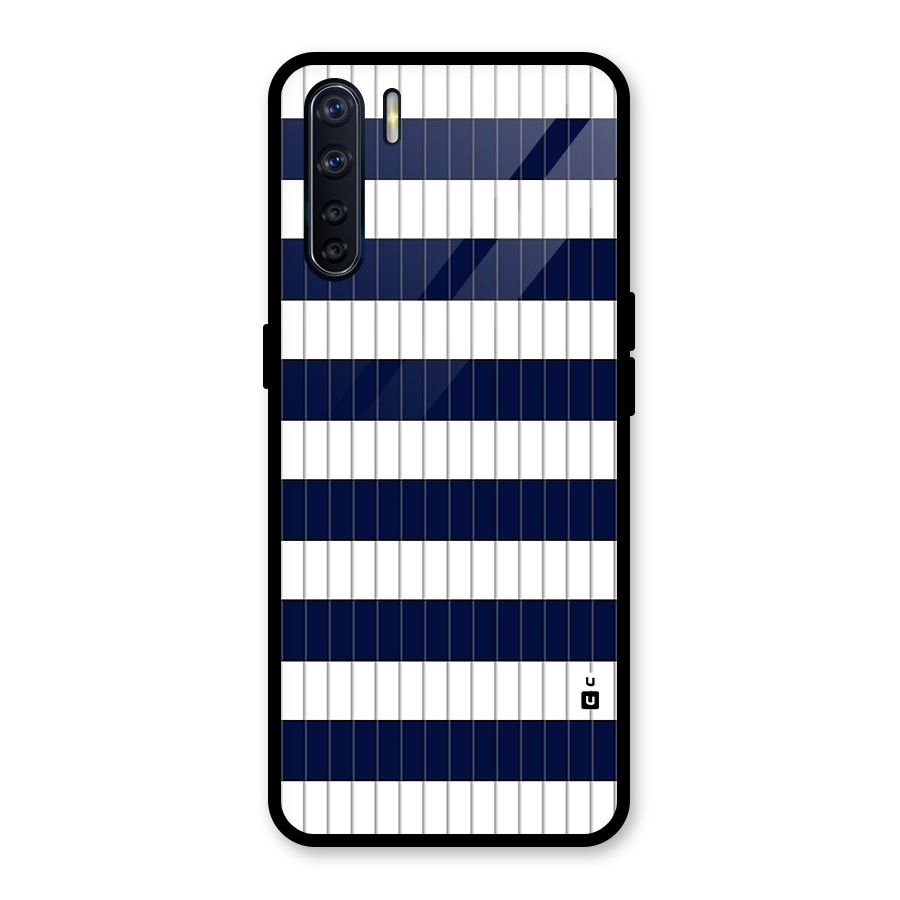 Step Stripes Glass Back Case for Oppo F15