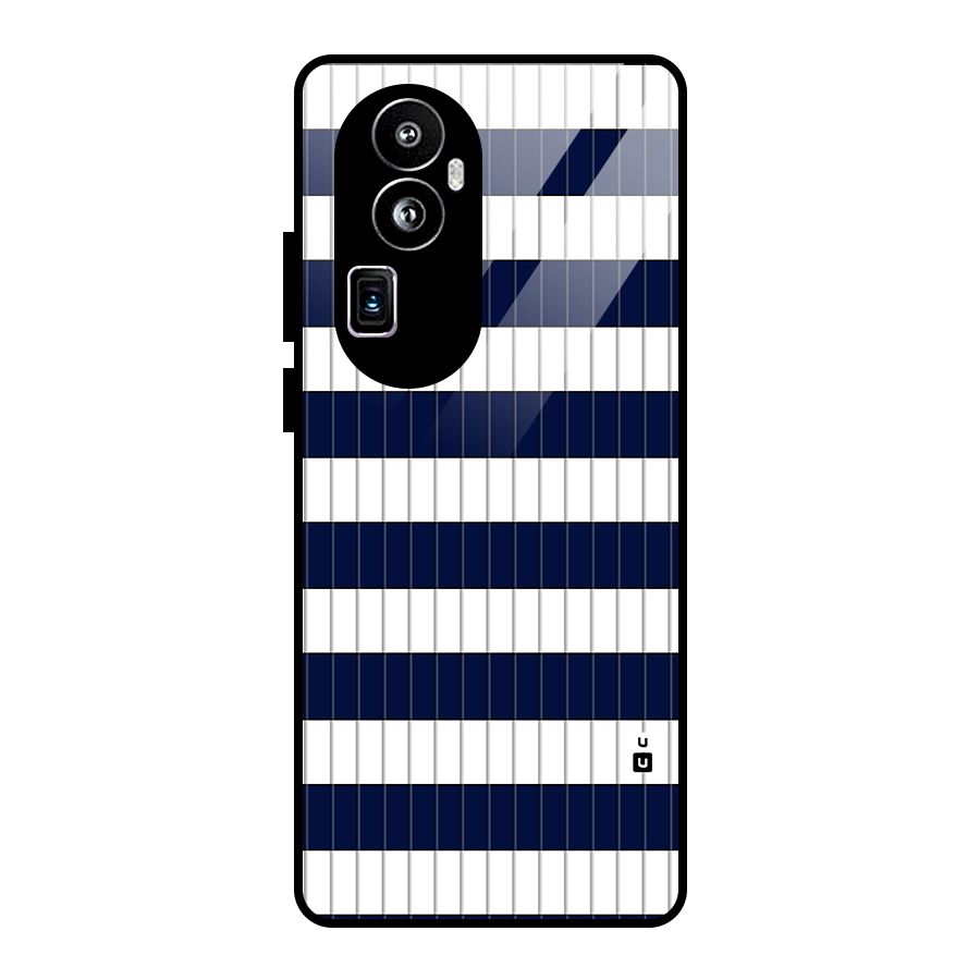 Step Stripes Glass Back Case for Oppo Reno10 Pro Plus