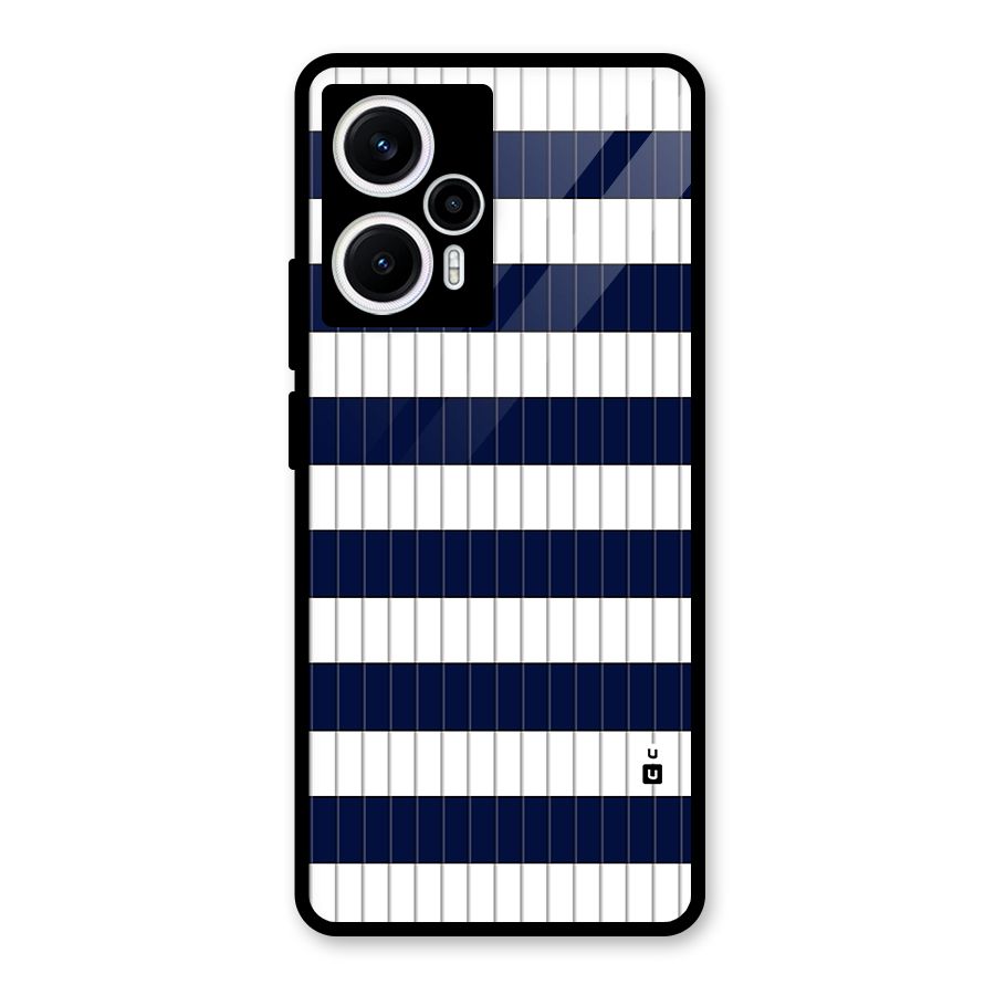 Step Stripes Glass Back Case for Poco F5