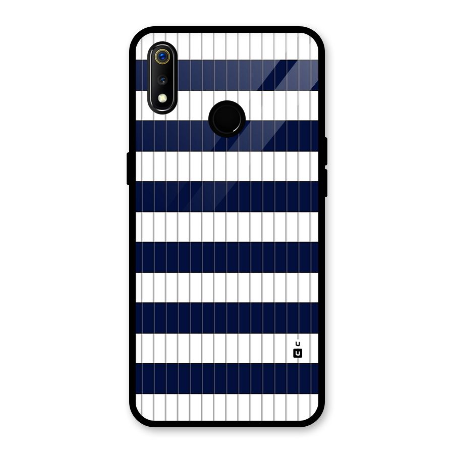 Step Stripes Glass Back Case for Realme 3