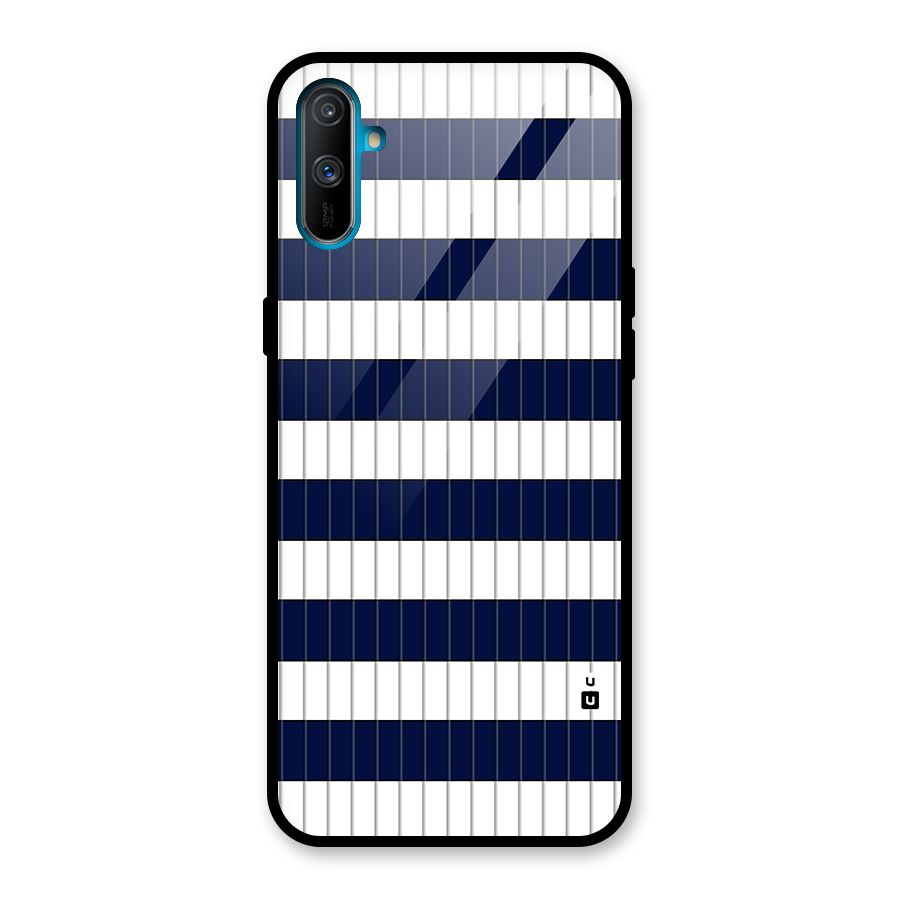Step Stripes Glass Back Case for Realme C3