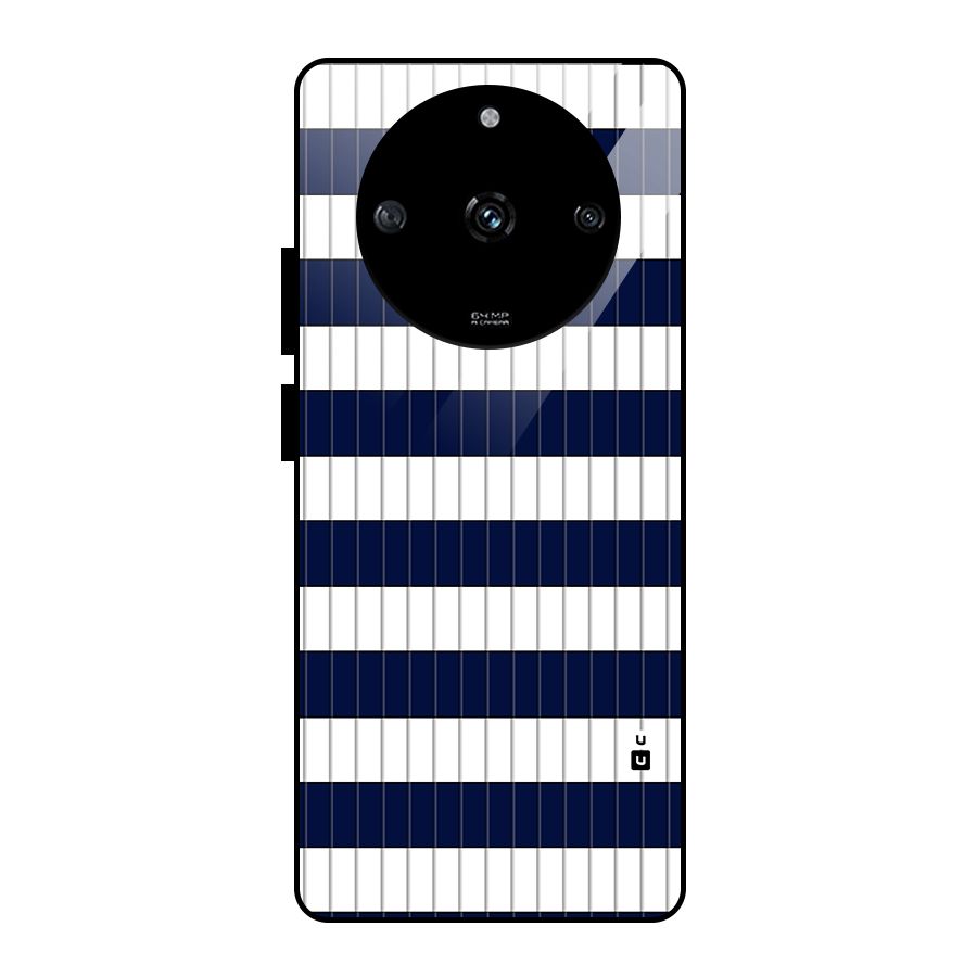 Step Stripes Glass Back Case for Realme Narzo 60 5G
