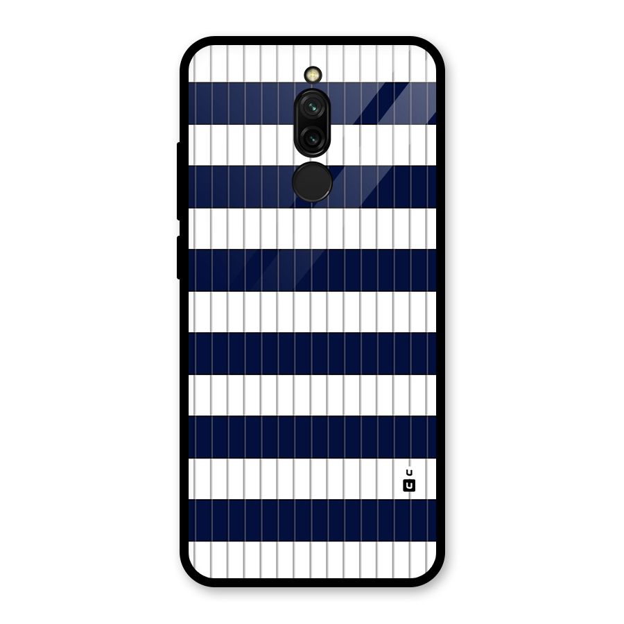 Step Stripes Glass Back Case for Redmi 8