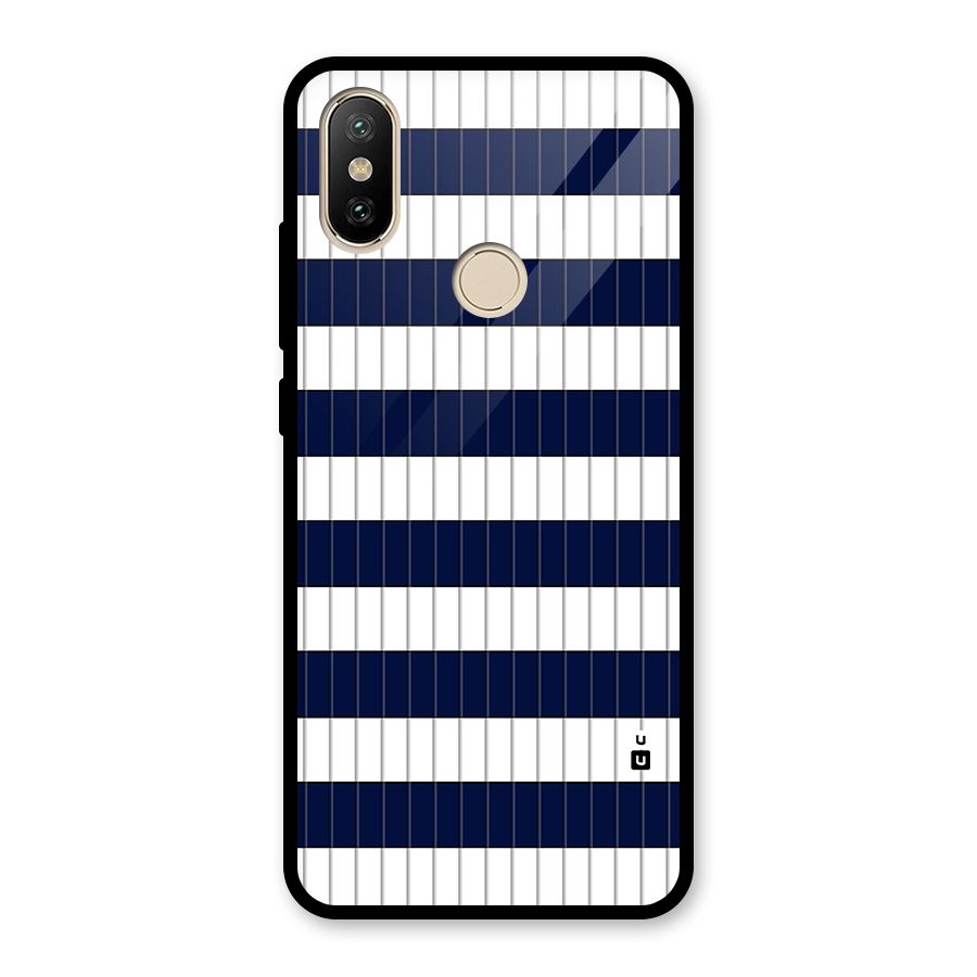 Step Stripes Glass Back Case for Redmi A2
