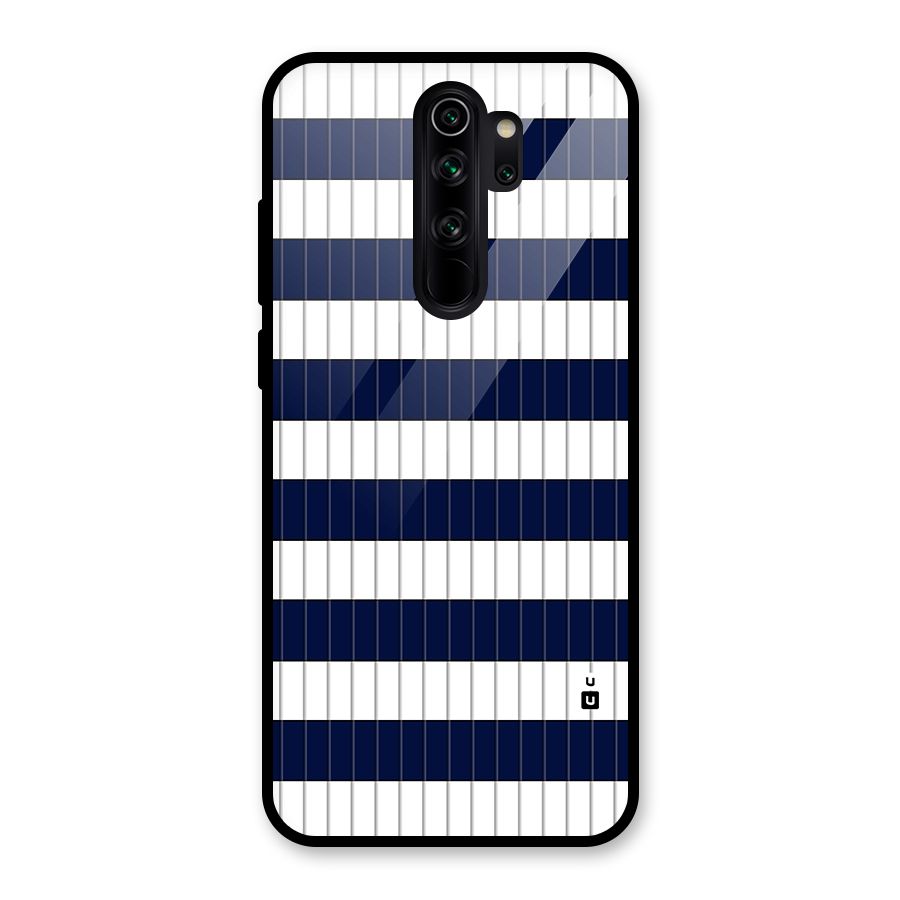 Step Stripes Glass Back Case for Redmi Note 8 Pro