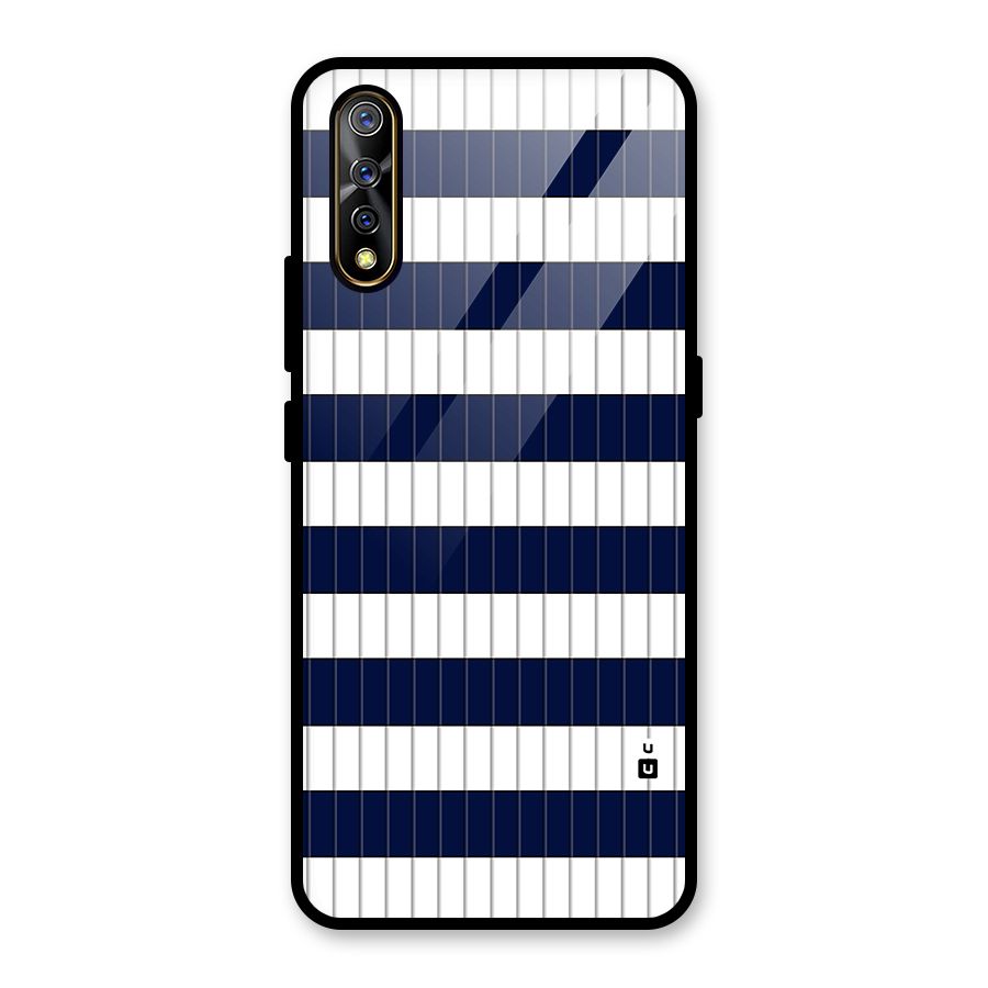 Step Stripes Glass Back Case for Vivo S1