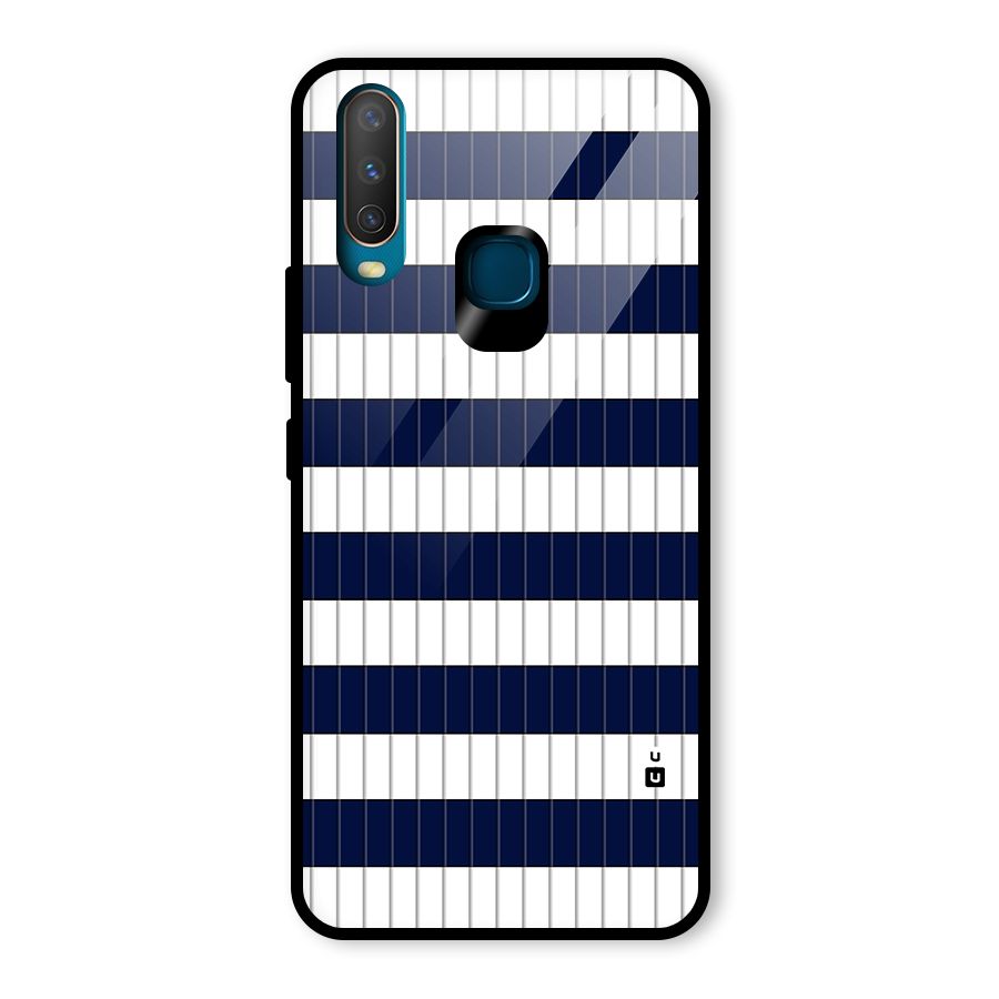 Step Stripes Glass Back Case for Vivo U10