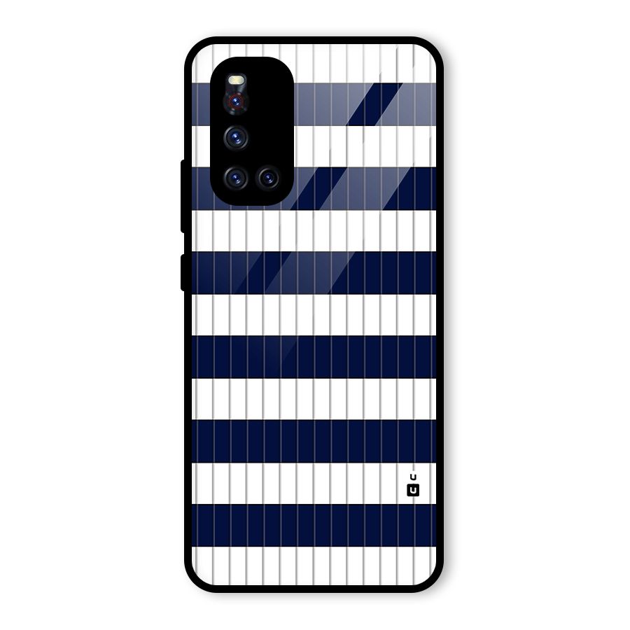 Step Stripes Glass Back Case for Vivo V19
