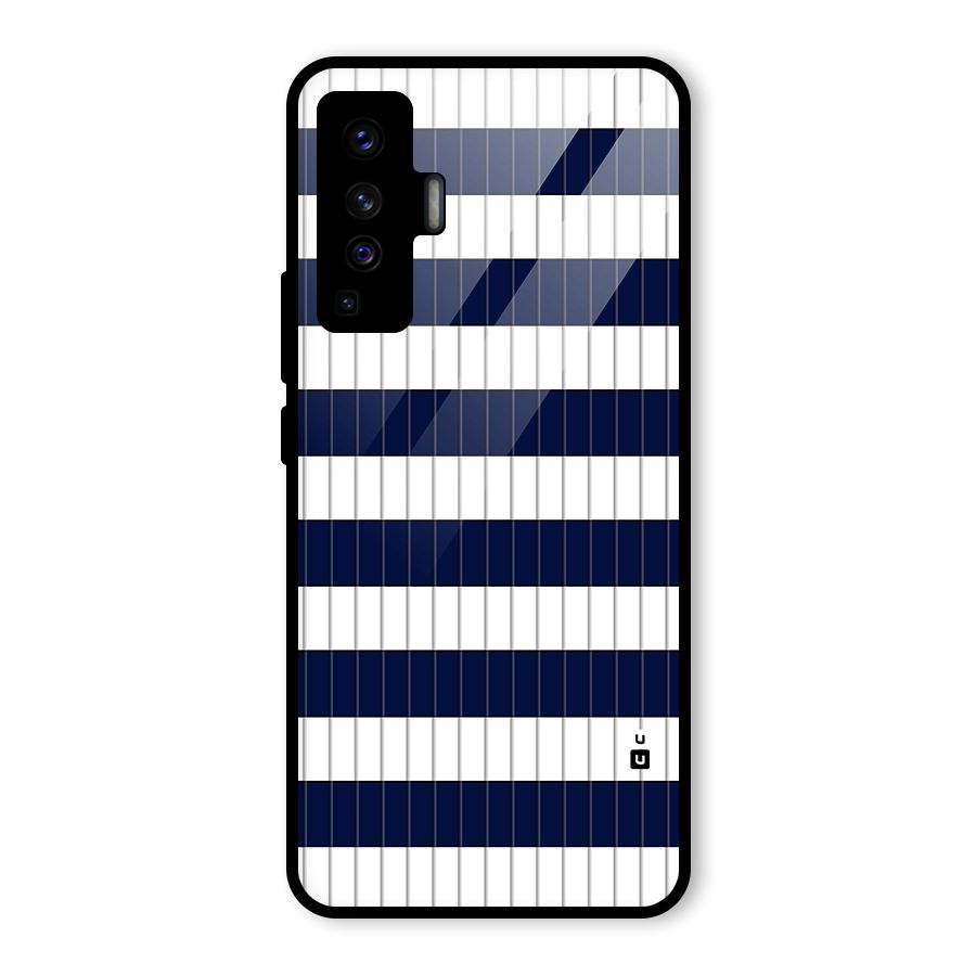 Step Stripes Glass Back Case for Vivo X50