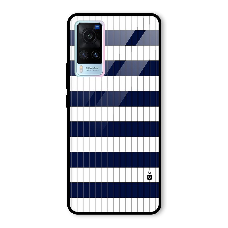 Step Stripes Glass Back Case for Vivo X60