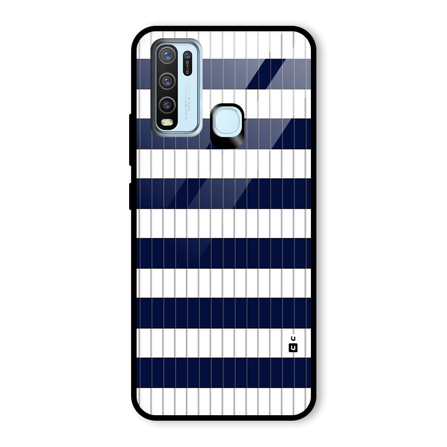 Step Stripes Glass Back Case for Vivo Y50