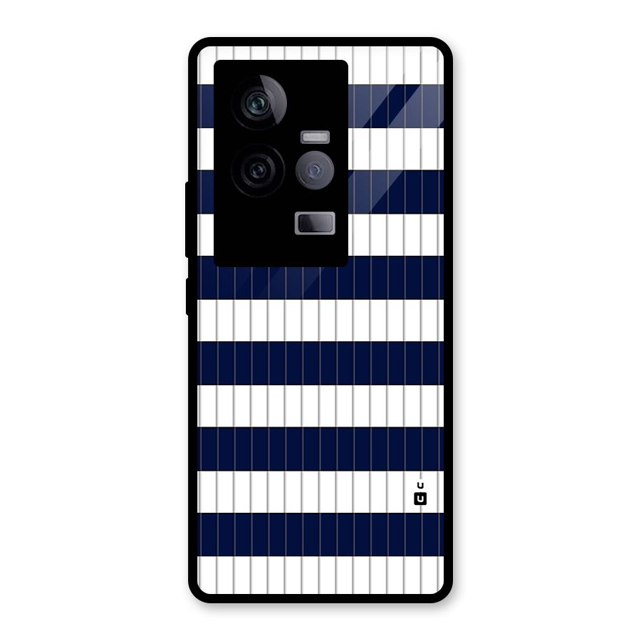 Step Stripes Glass Back Case for Vivo iQOO 11 5G