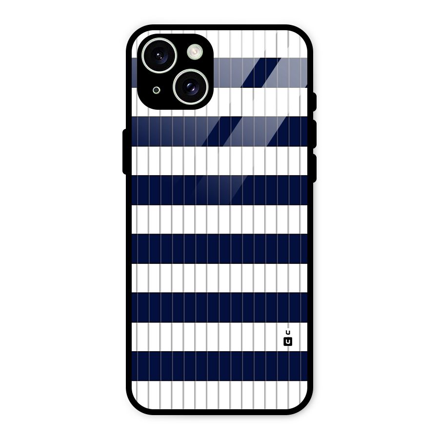 Step Stripes Glass Back Case for iPhone 15 Plus