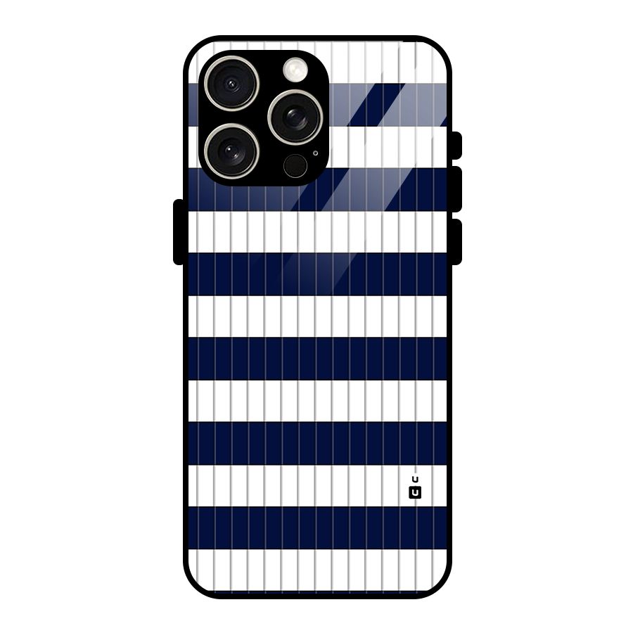 Step Stripes Glass Back Case for iPhone 15 Pro Max