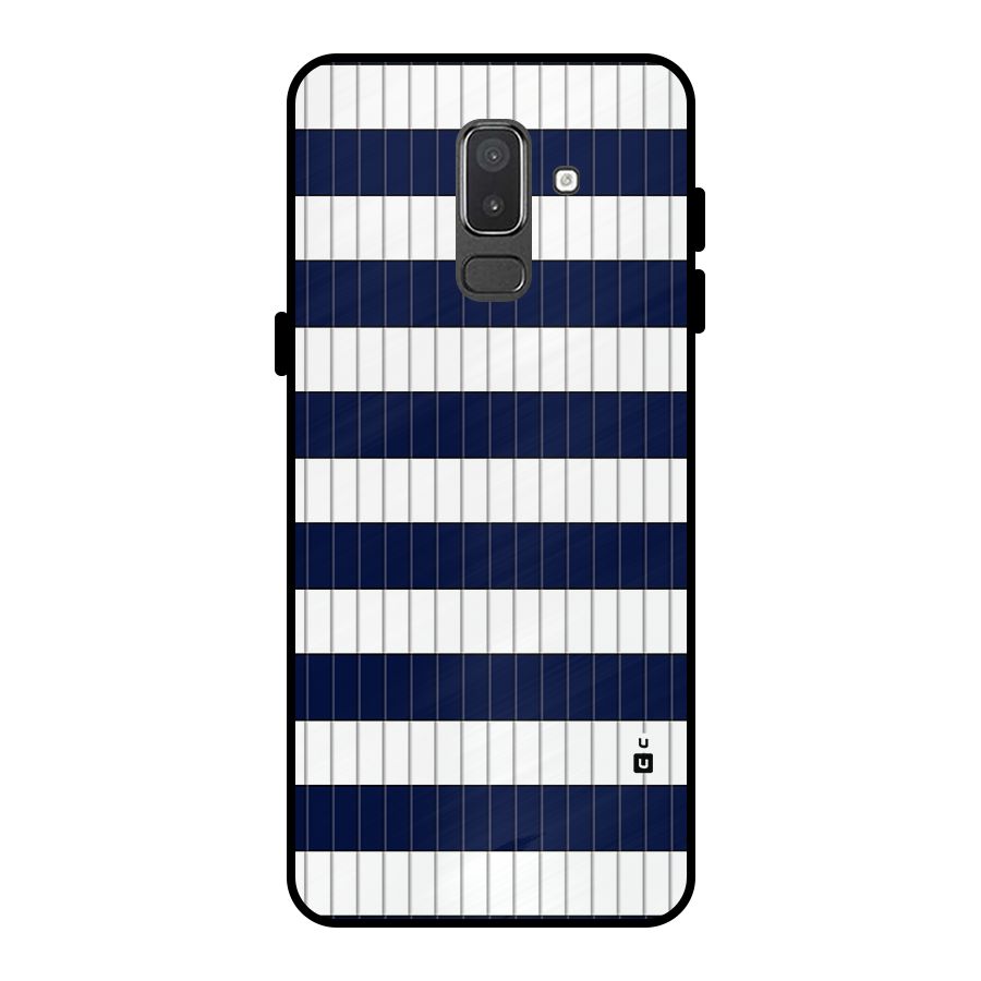 Step Stripes Metal Back Case for Galaxy On8 (2018)