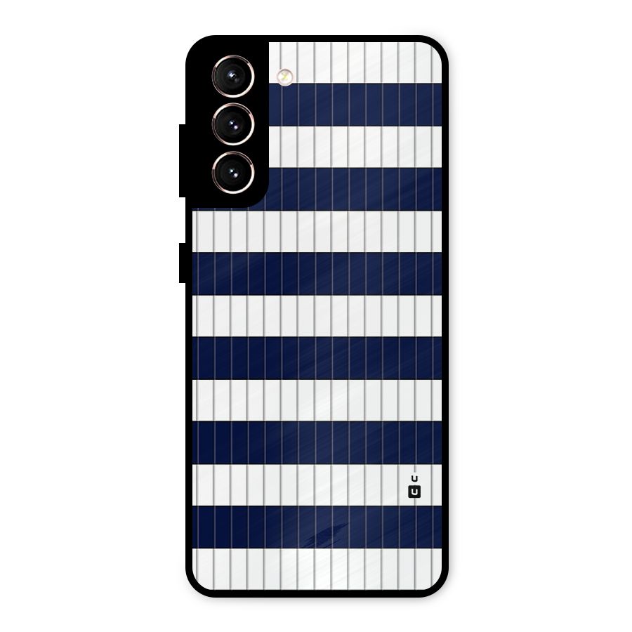 Step Stripes Metal Back Case for Galaxy S21 5G