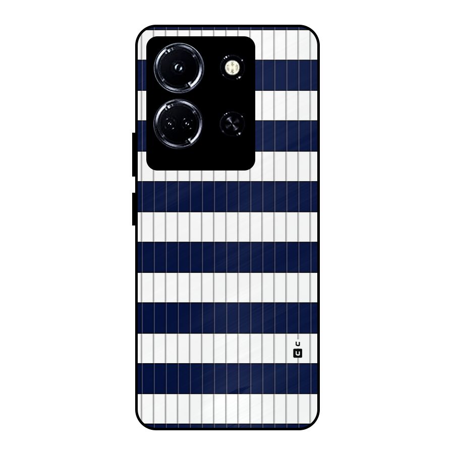Step Stripes Metal Back Case for Infinix Note 30 5G