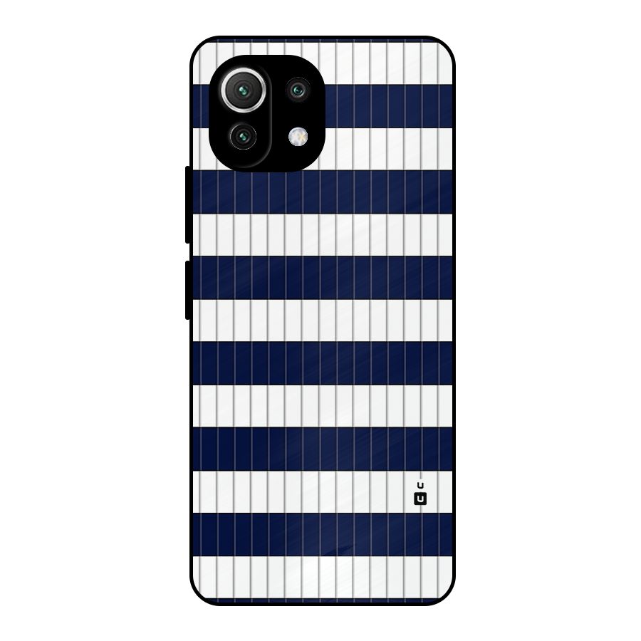 Step Stripes Metal Back Case for Mi 11 Lite NE 5G