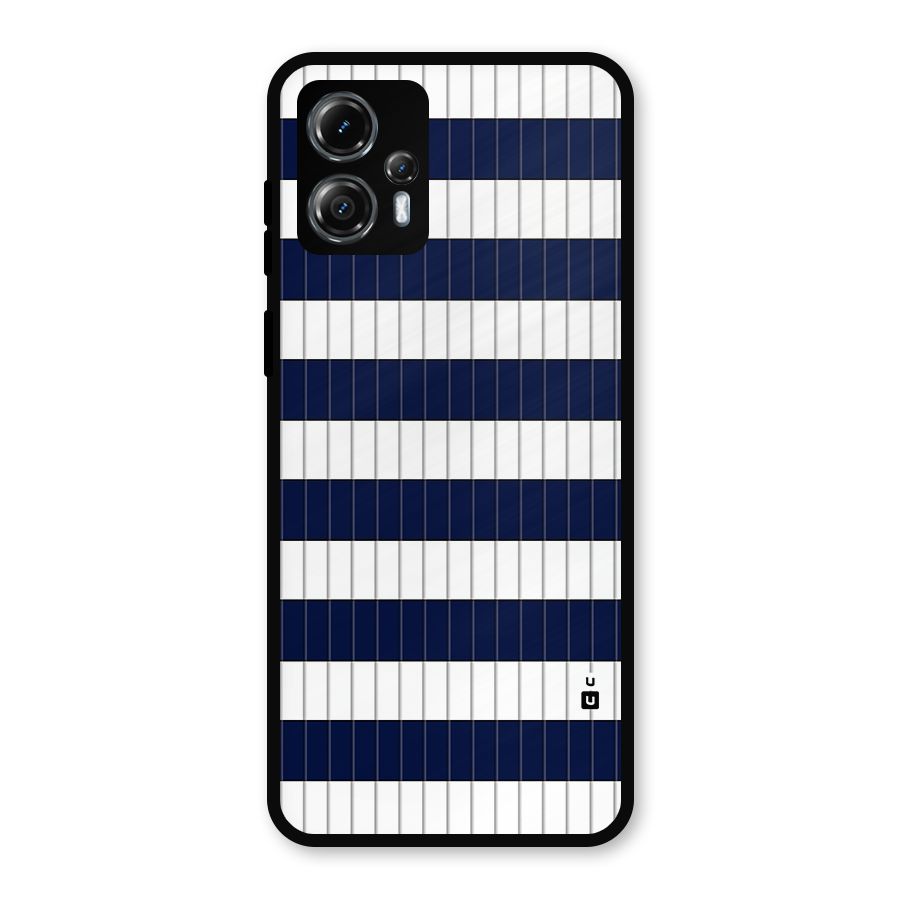 Step Stripes Metal Back Case for Moto G13
