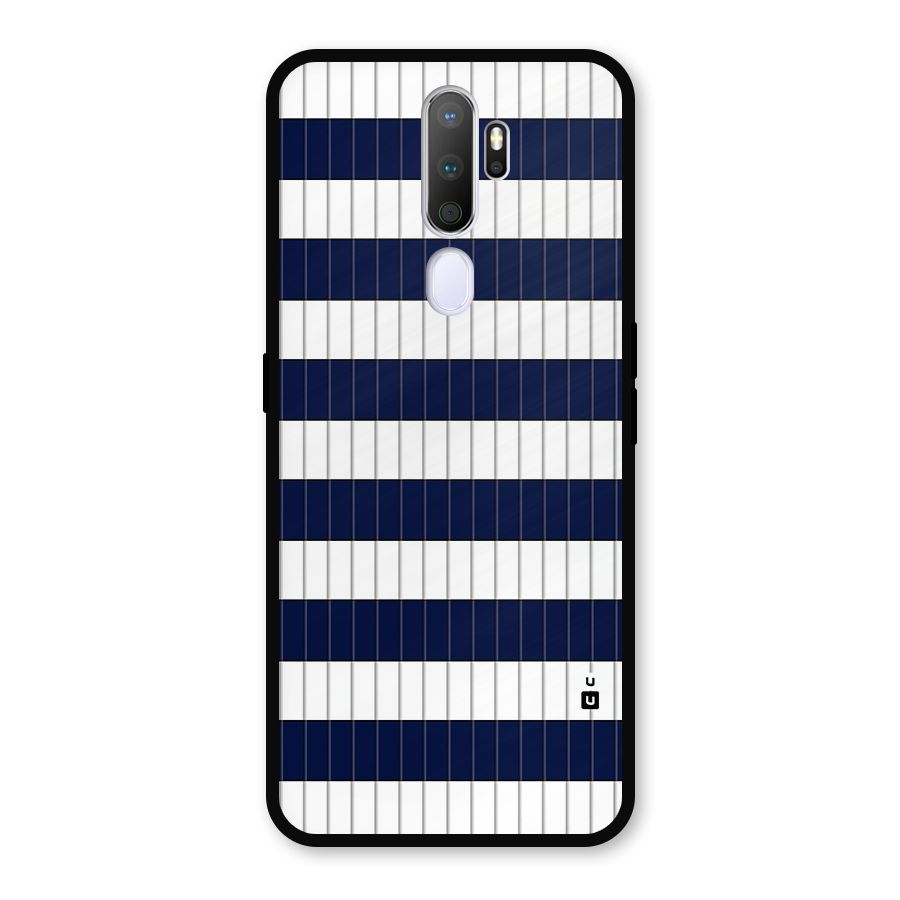 Step Stripes Metal Back Case for Oppo A9 (2020)