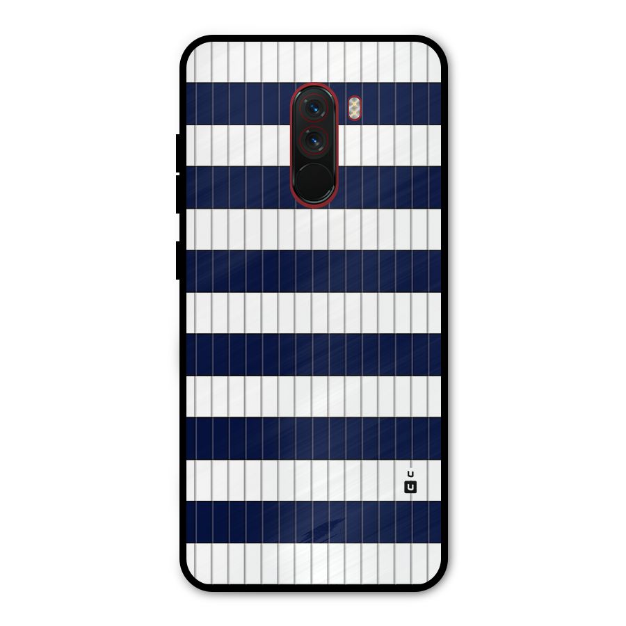 Step Stripes Metal Back Case for Poco F1