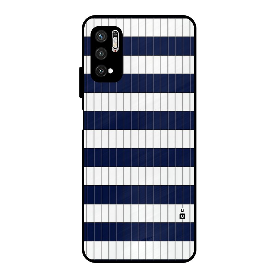 Step Stripes Metal Back Case for Poco M3 Pro 5G