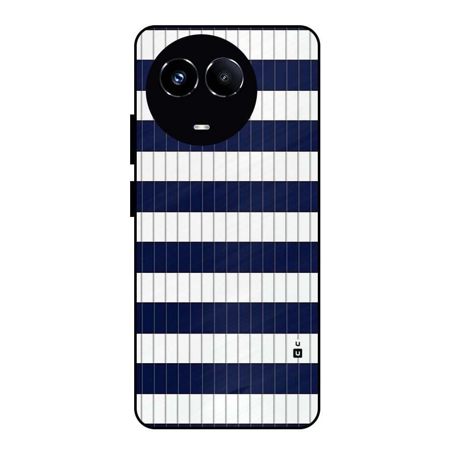Step Stripes Metal Back Case for Realme 11 5G