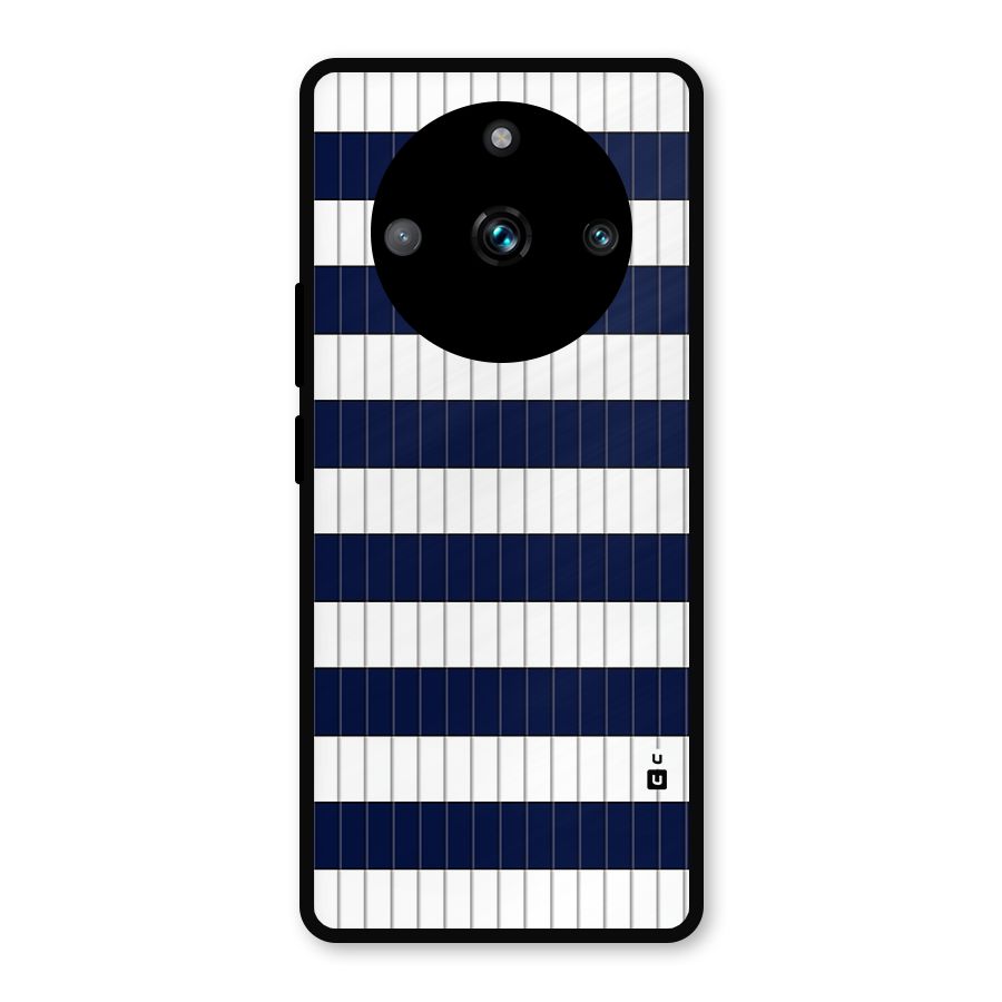 Step Stripes Metal Back Case for Realme 11 Pro