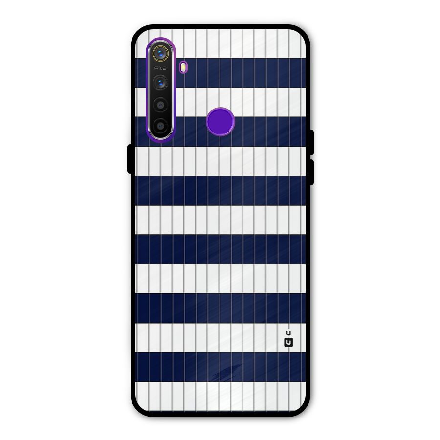 Step Stripes Metal Back Case for Realme 5