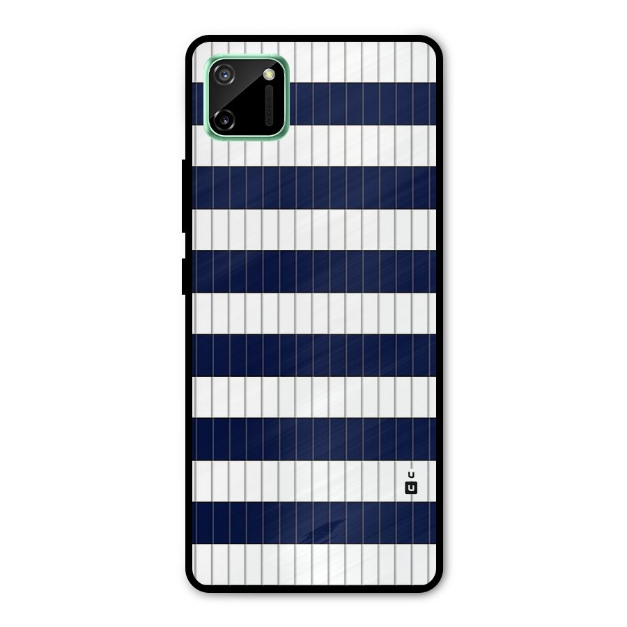 Step Stripes Metal Back Case for Realme C11