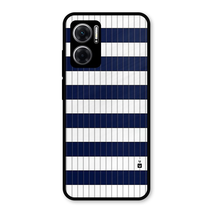 Step Stripes Metal Back Case for Redmi 11 Prime 5G