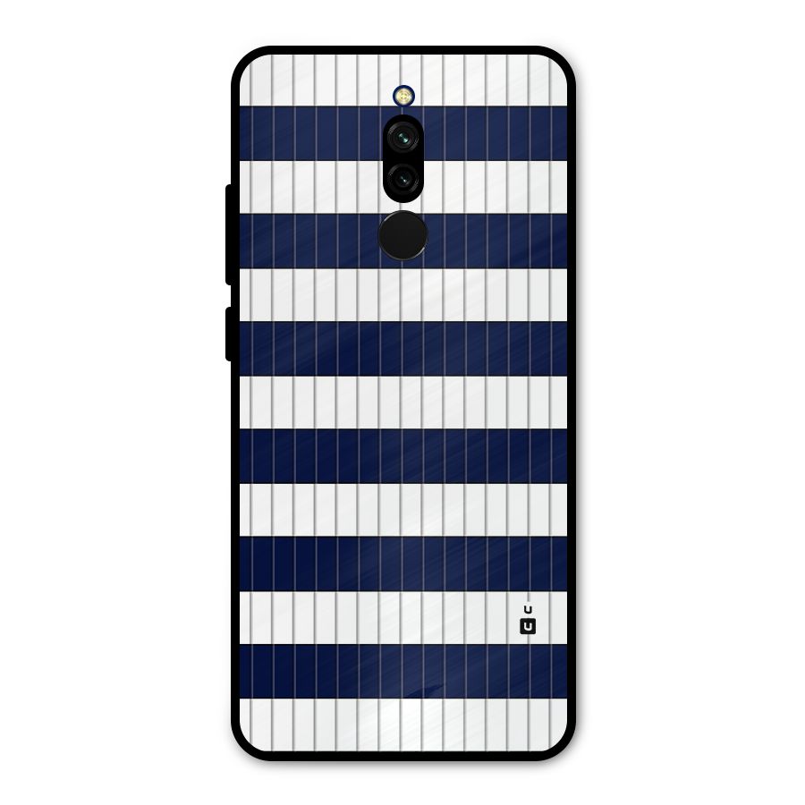 Step Stripes Metal Back Case for Redmi 8