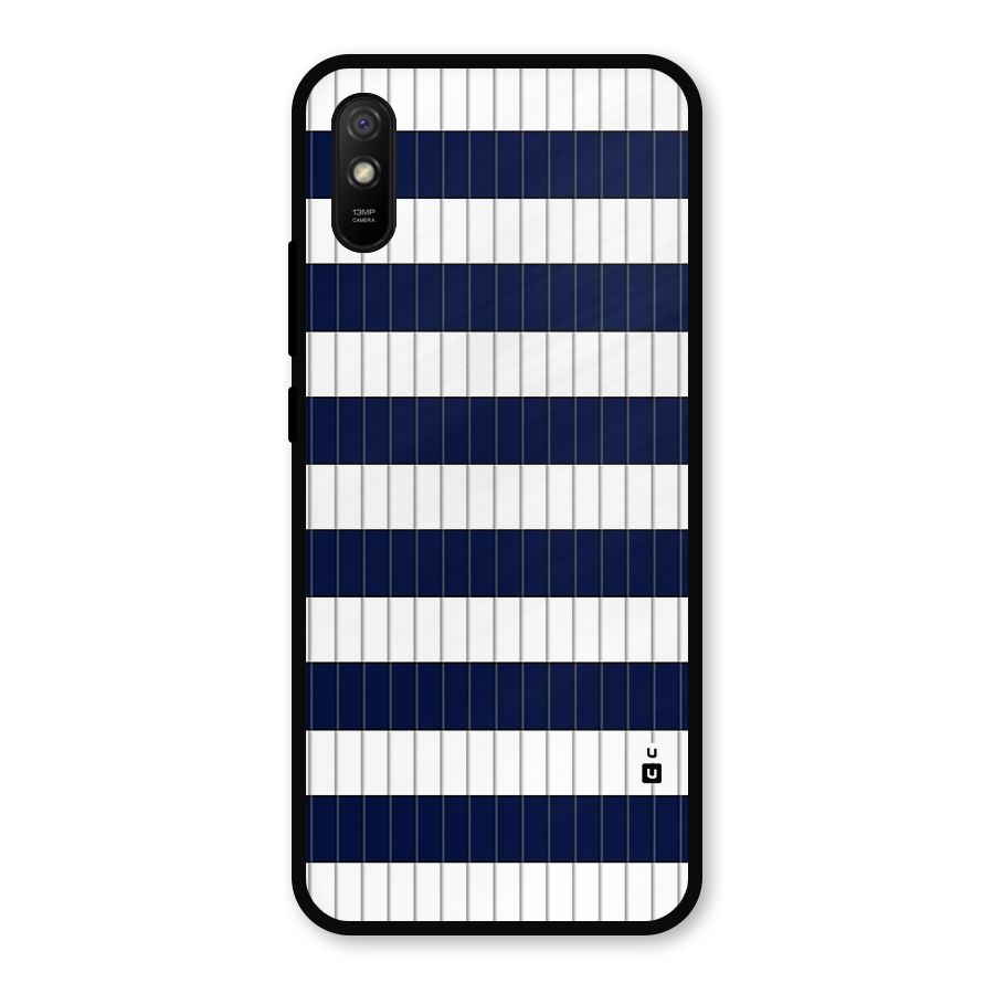 Step Stripes Metal Back Case for Redmi 9a