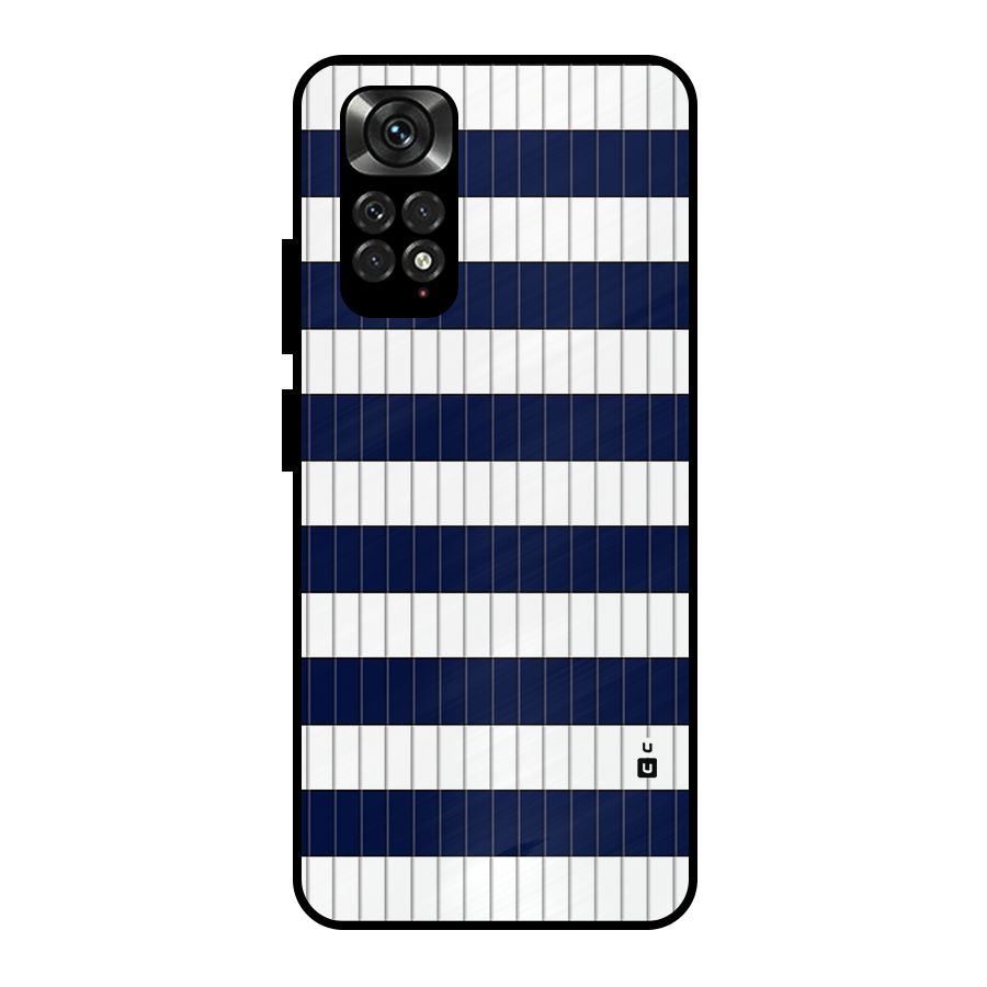 Step Stripes Metal Back Case for Redmi Note 11 Pro