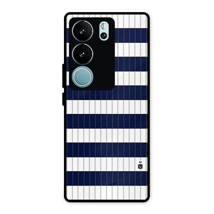 Step Stripes Metal Back Case for Vivo V29
