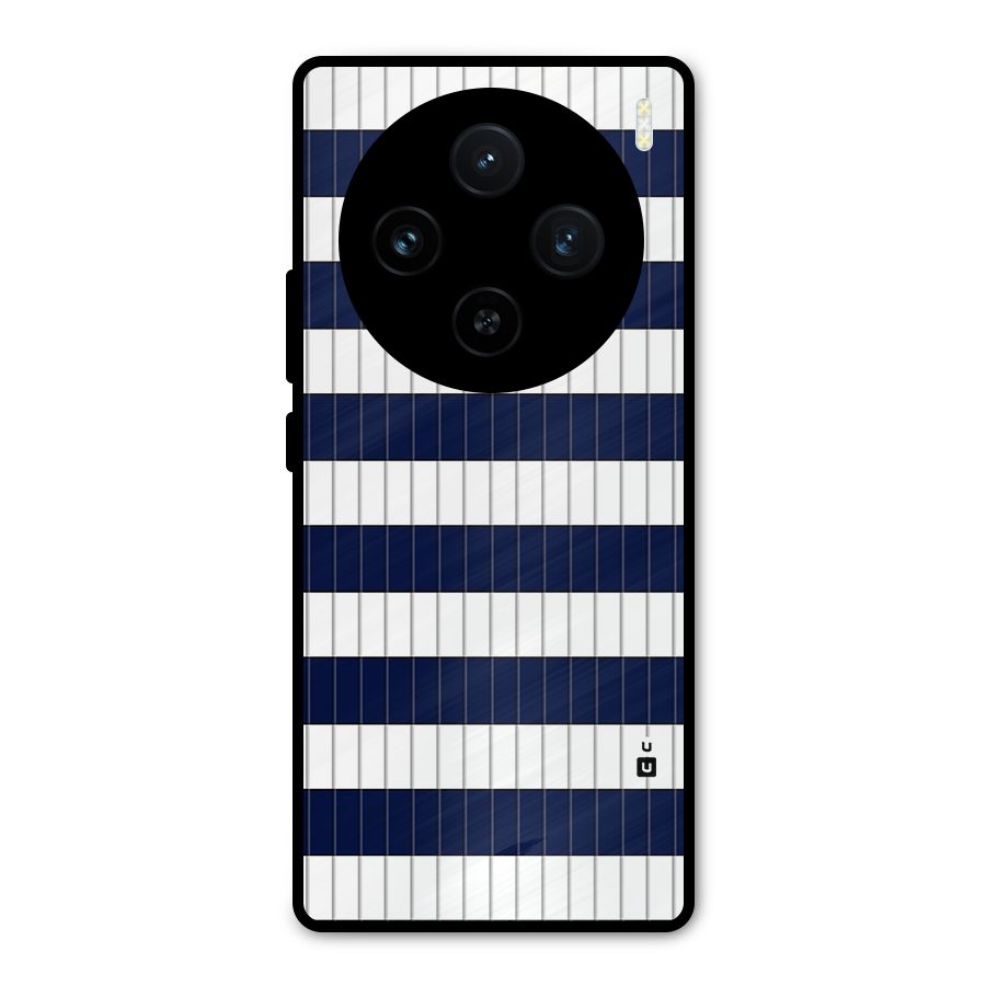 Step Stripes Metal Back Case for Vivo X100