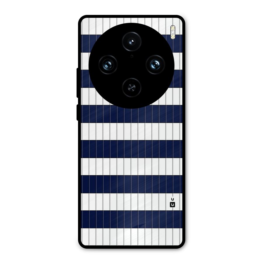 Step Stripes Metal Back Case for Vivo X100 Pro
